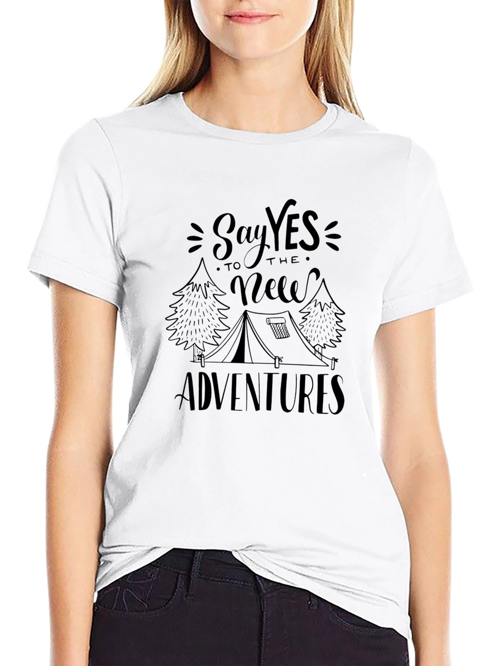 Adventure Awaits: Graphic Print Tee