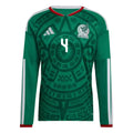 Edson Alvarez 2026 Mexico Long Sleeve Home Jersey Front