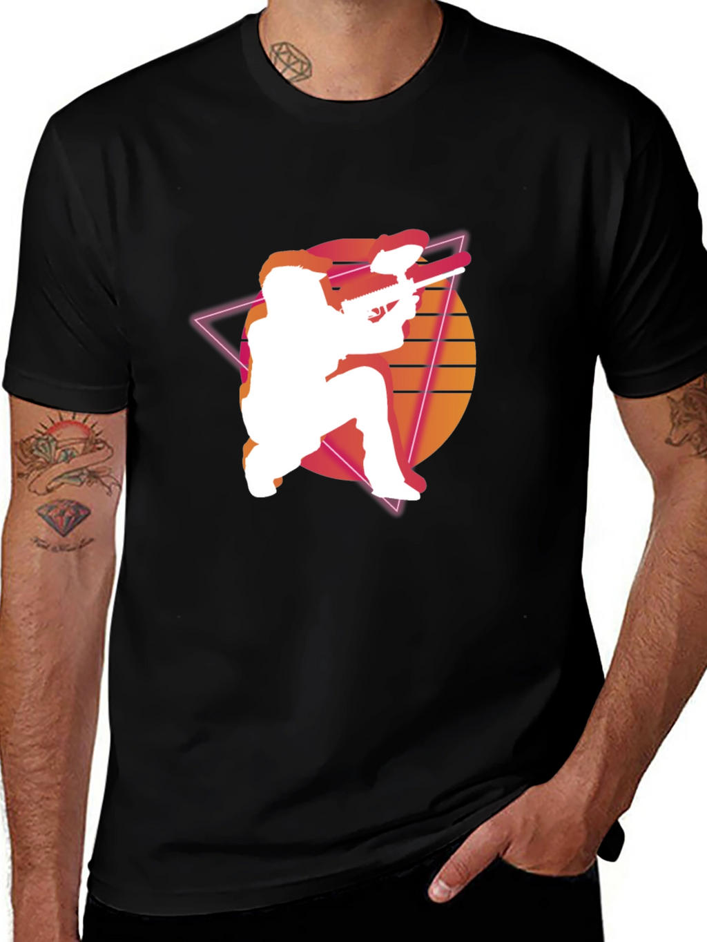 Retro Paintball T-Shirt - Stylish and Unique Design