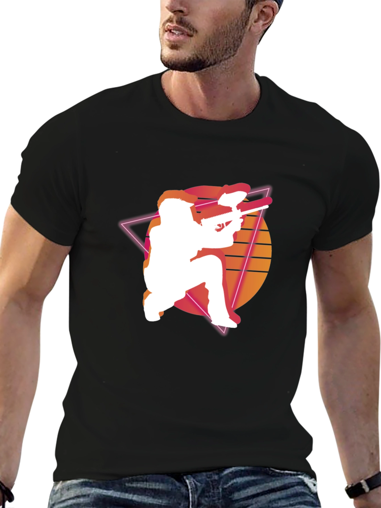 Retro Paintball T-Shirt - Stylish and Unique Design