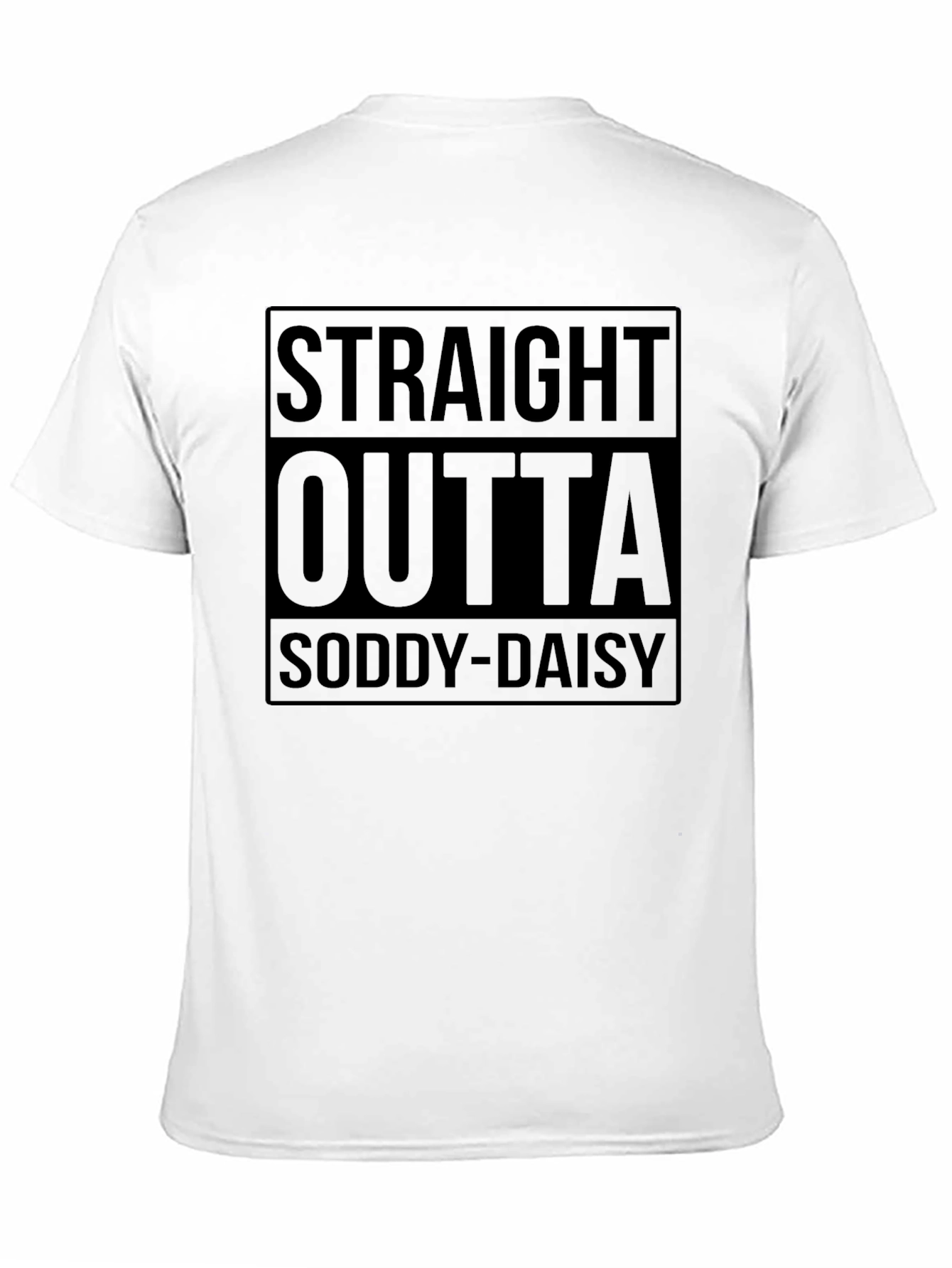 Straight Outta Soddy-Daisy Black T-Shirt