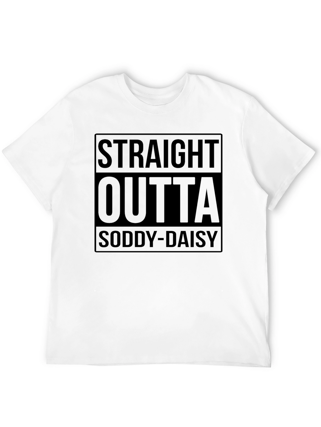 Straight Outta Soddy-Daisy Black T-Shirt