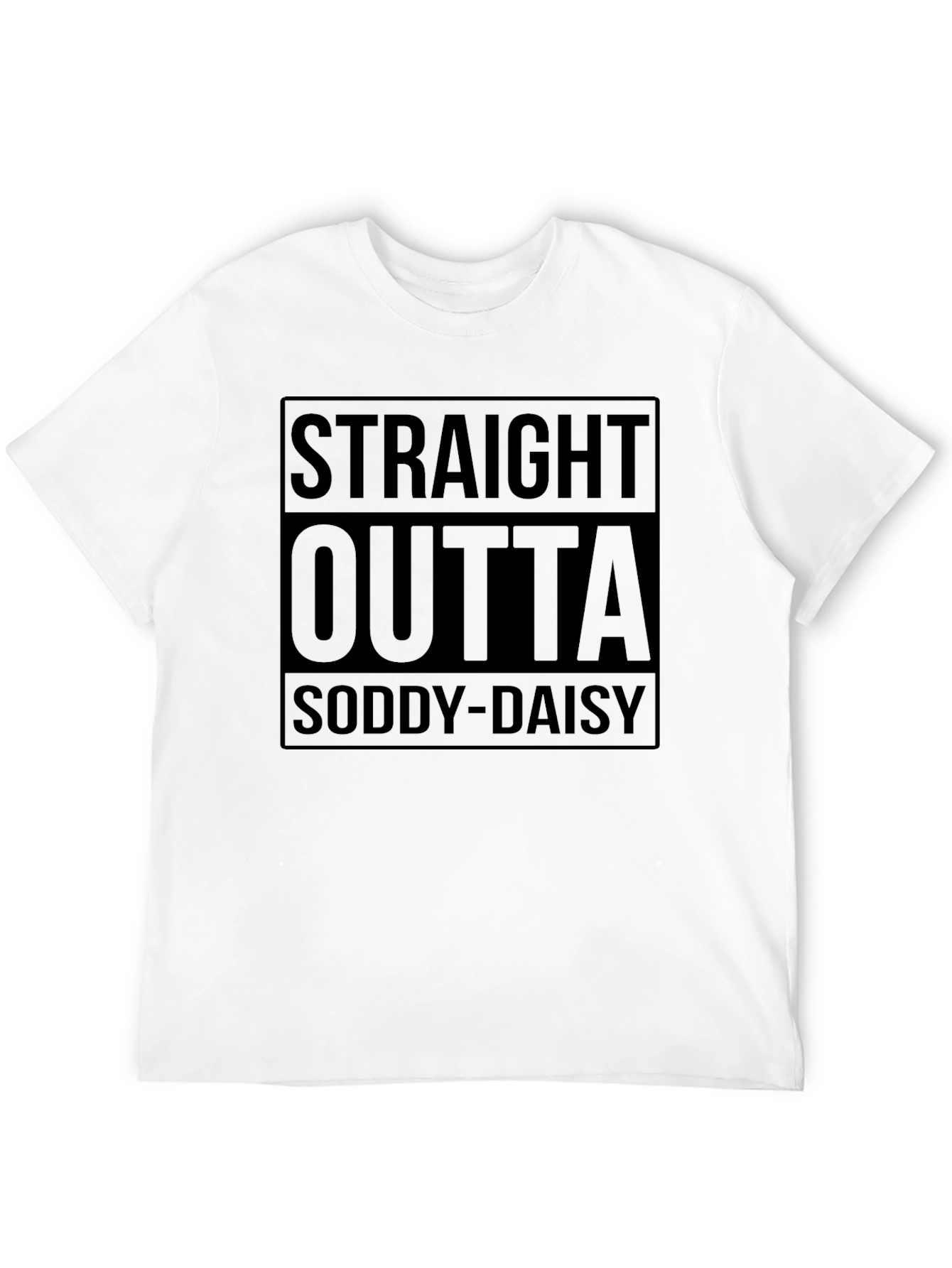 Straight Outta Soddy-Daisy Black T-Shirt