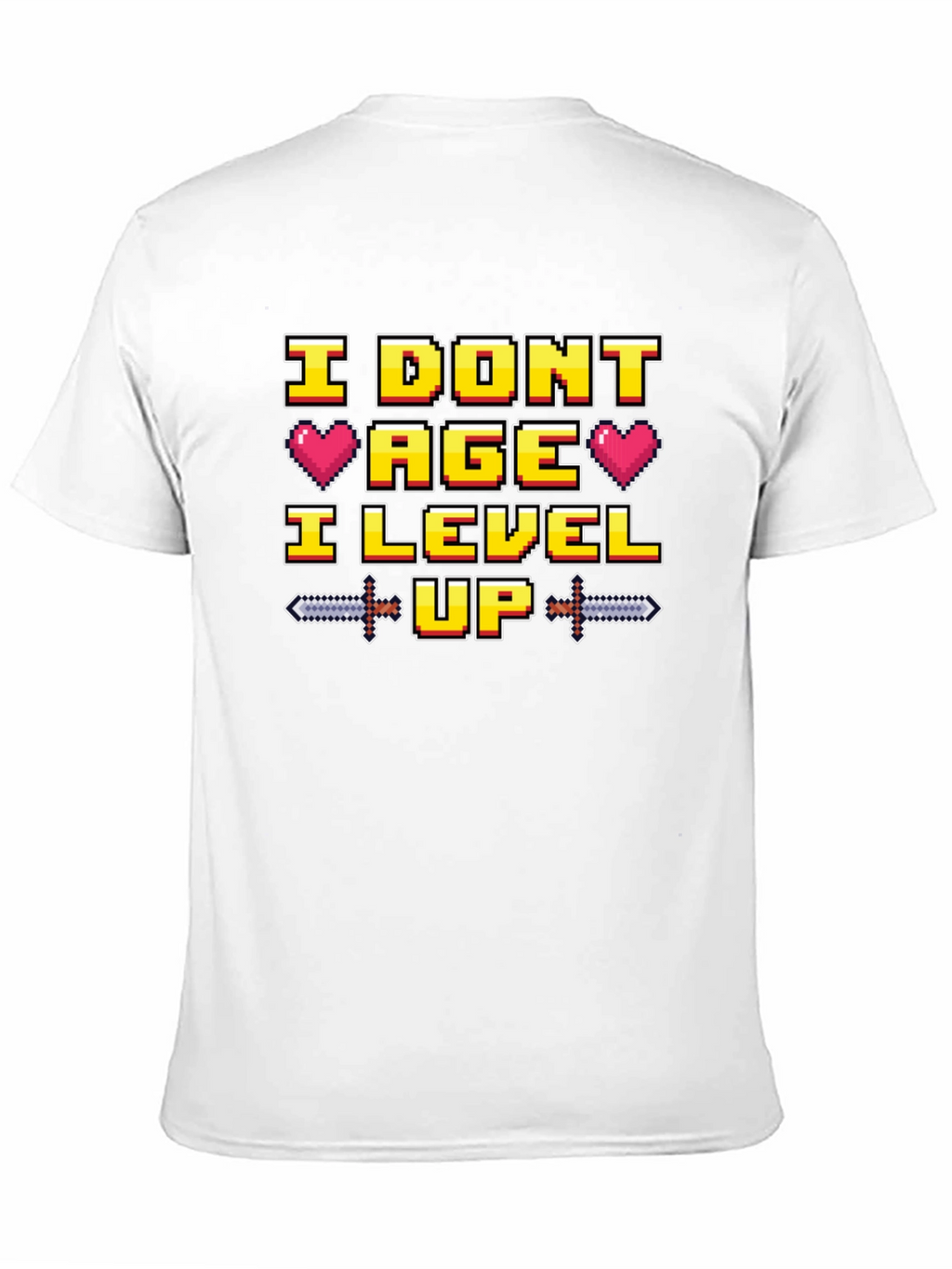 I Dont Age I Level Up Black T-Shirt