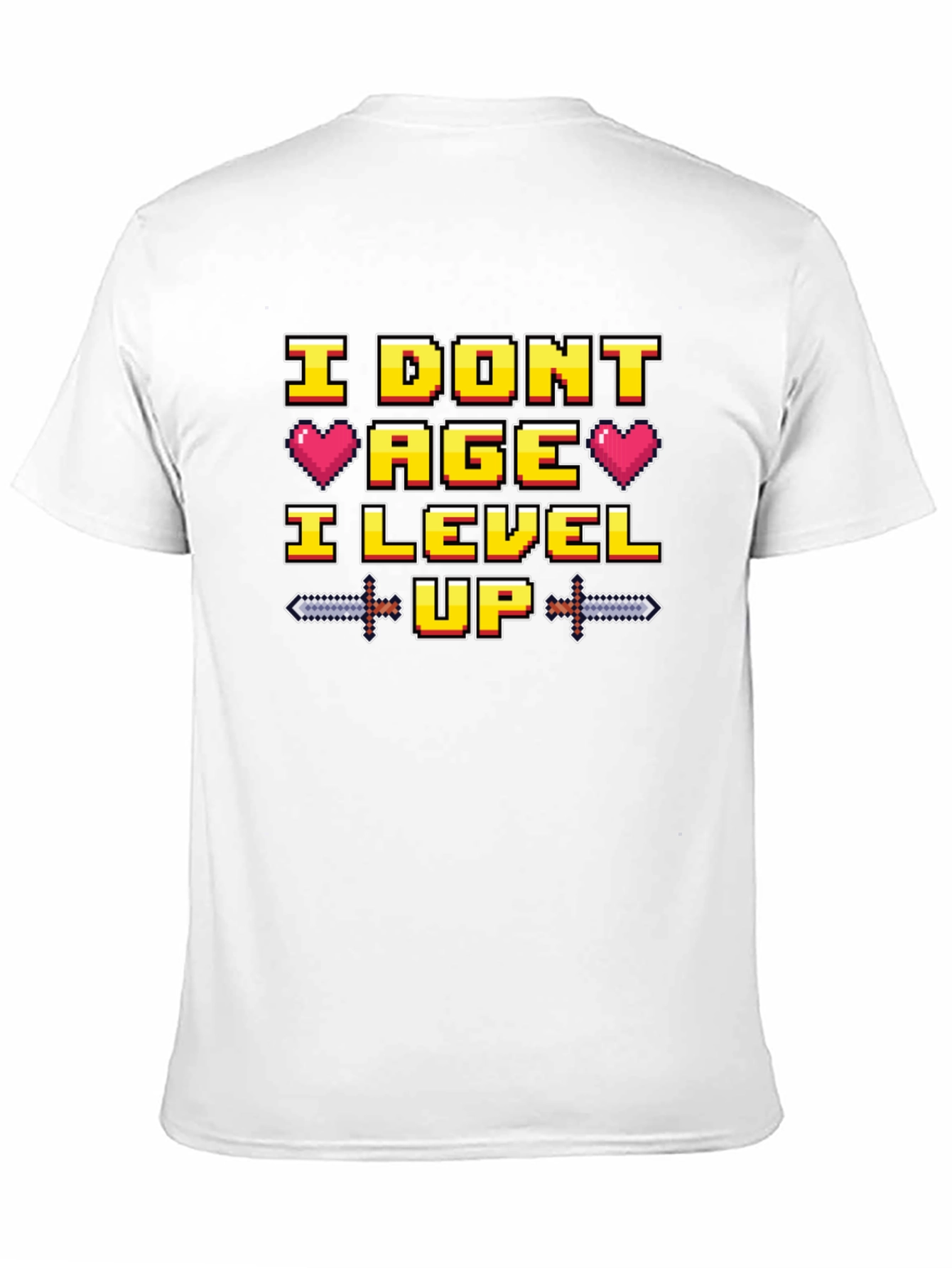 I Dont Age I Level Up Black T-Shirt