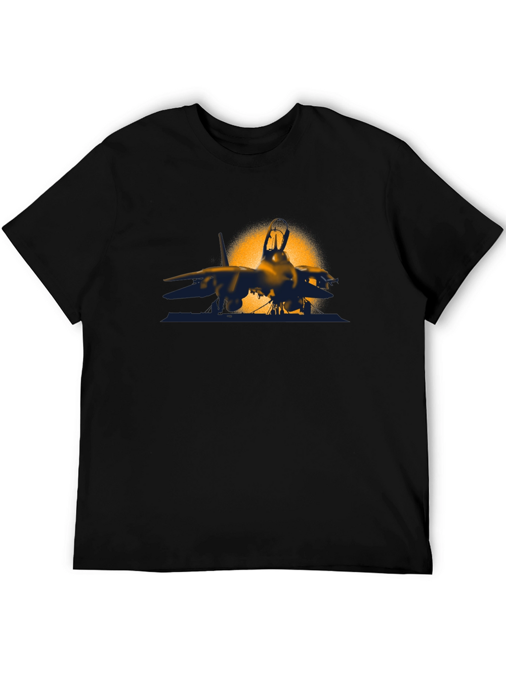 Jet Fighter Graphic T-Shirt - Premium Cotton Blend