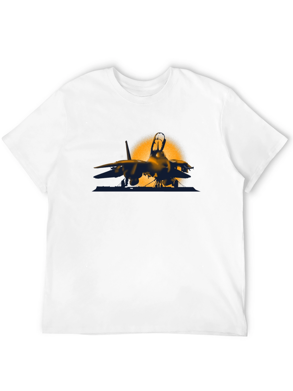 Jet Fighter Graphic T-Shirt - Premium Cotton Blend