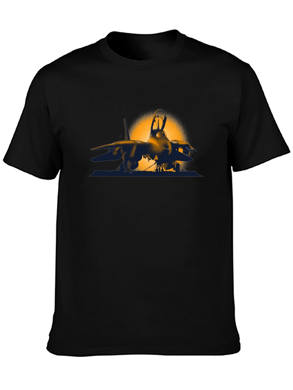 Jet Fighter Graphic T-Shirt - Premium Cotton Blend