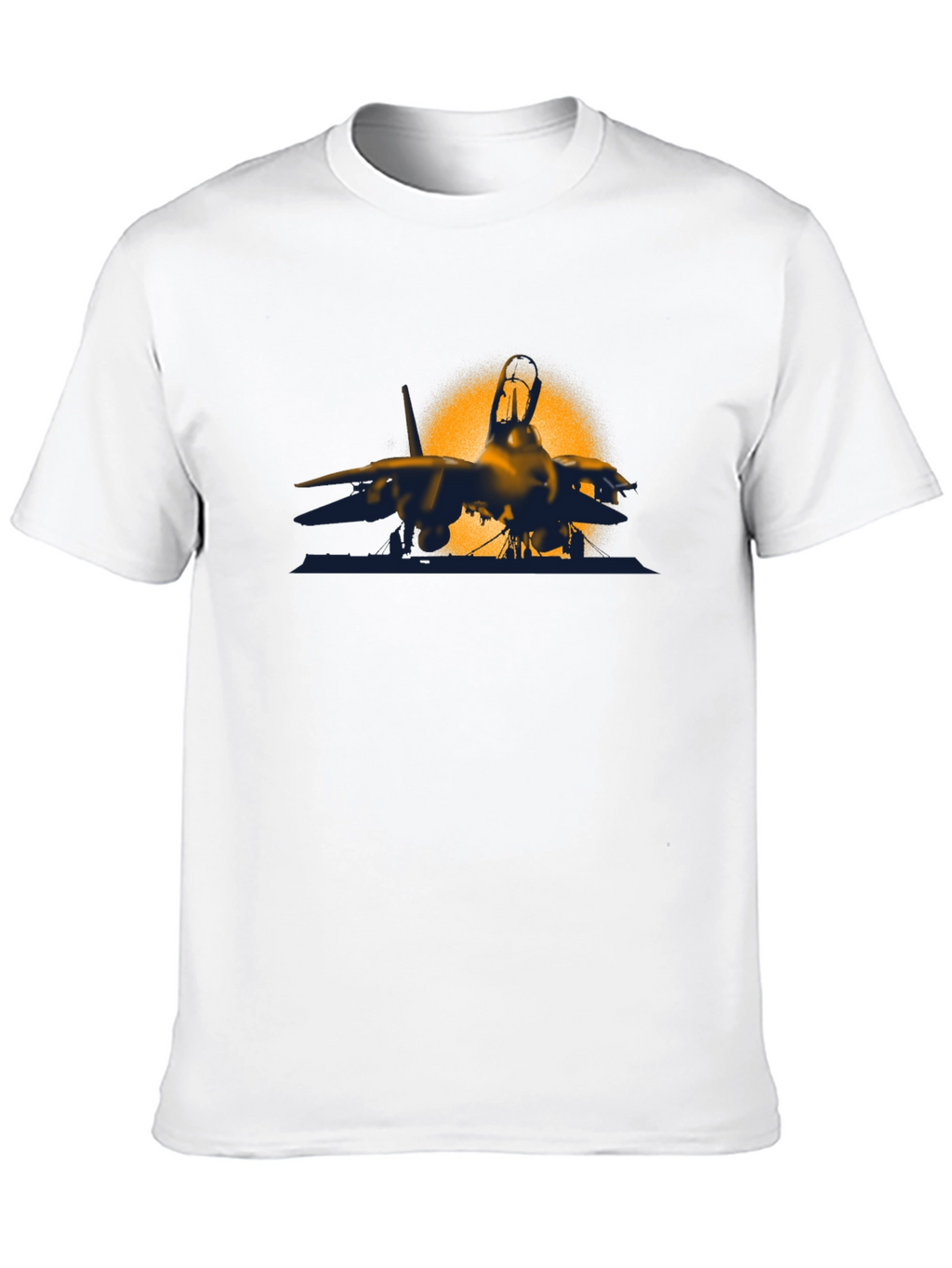 Jet Fighter Graphic T-Shirt - Premium Cotton Blend