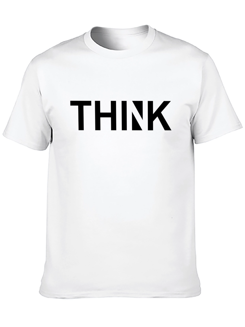THINK Bold Graphic Mens Black T-Shirt