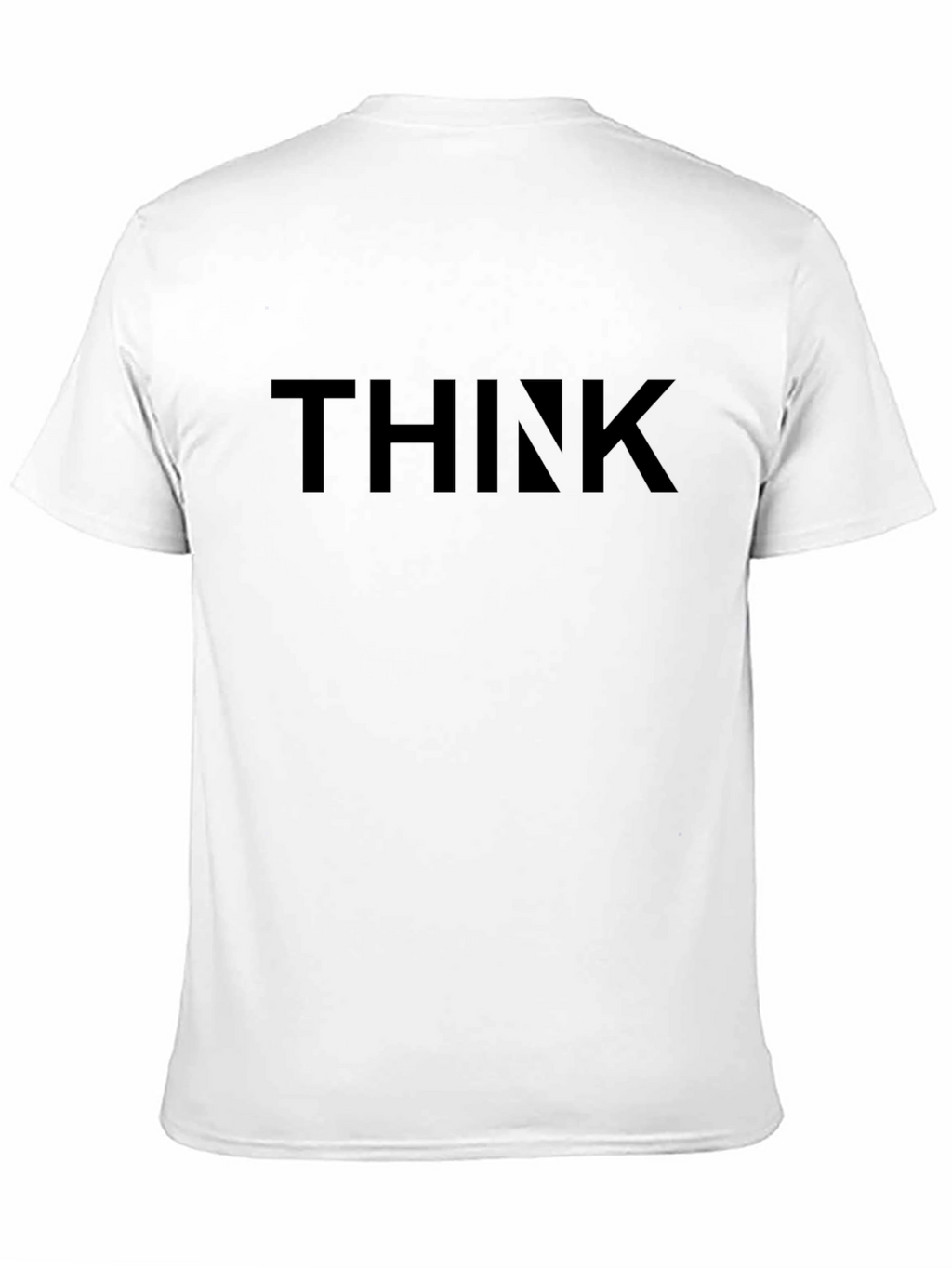 THINK Bold Graphic Mens Black T-Shirt