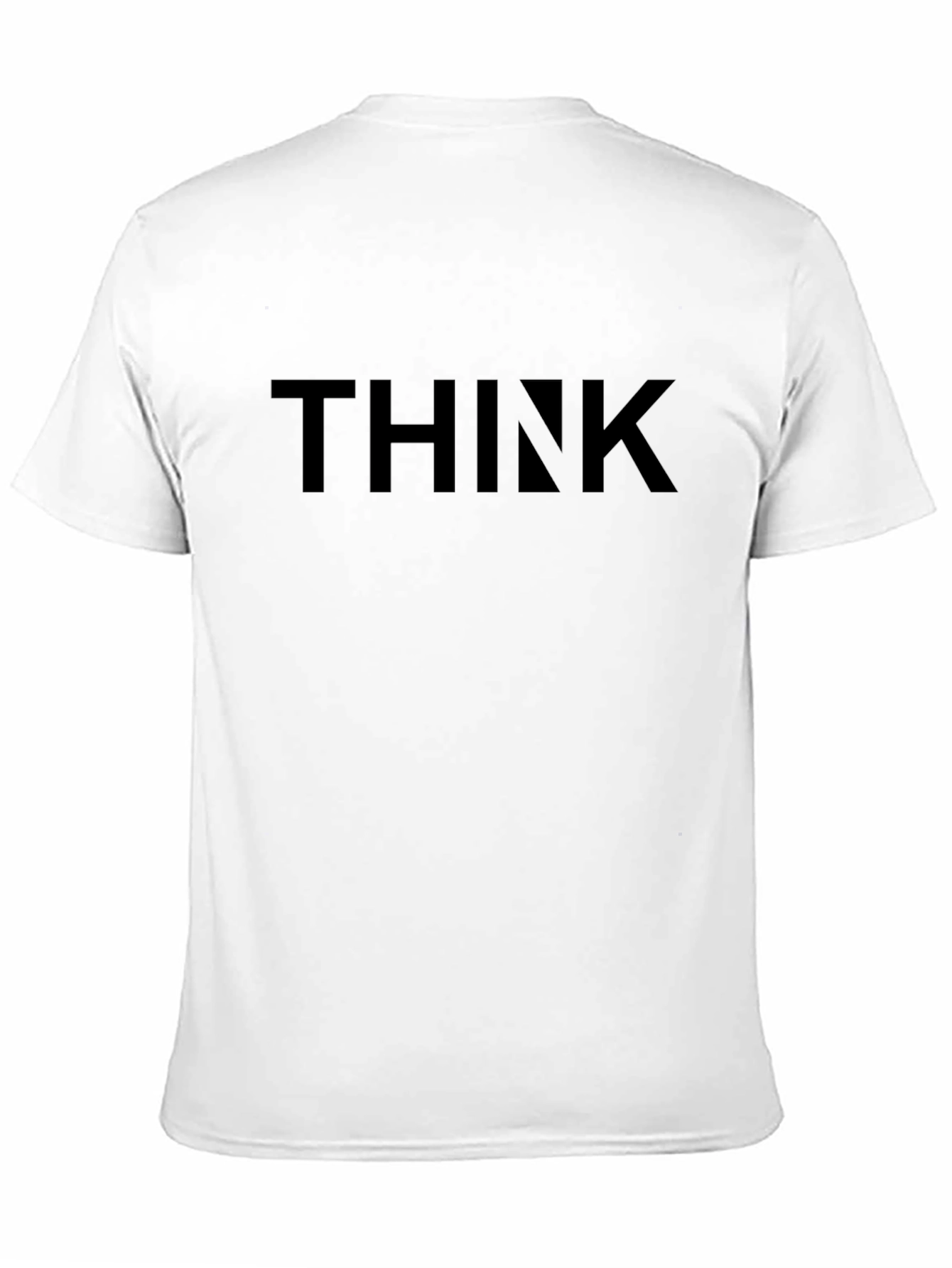 THINK Bold Graphic Mens Black T-Shirt