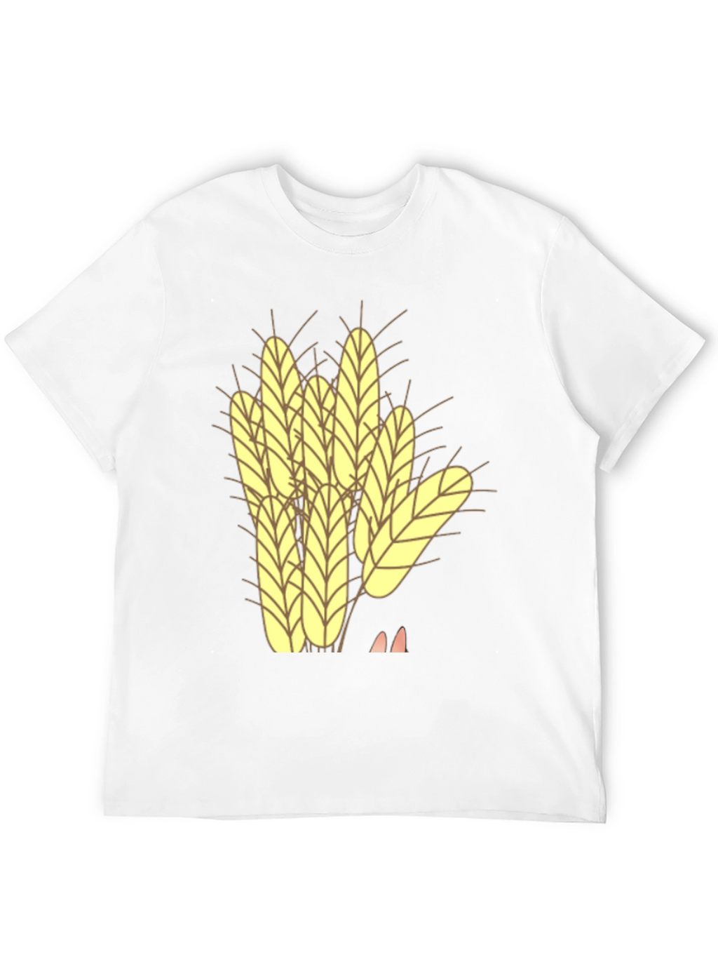 Wheat Graphic Black Tee