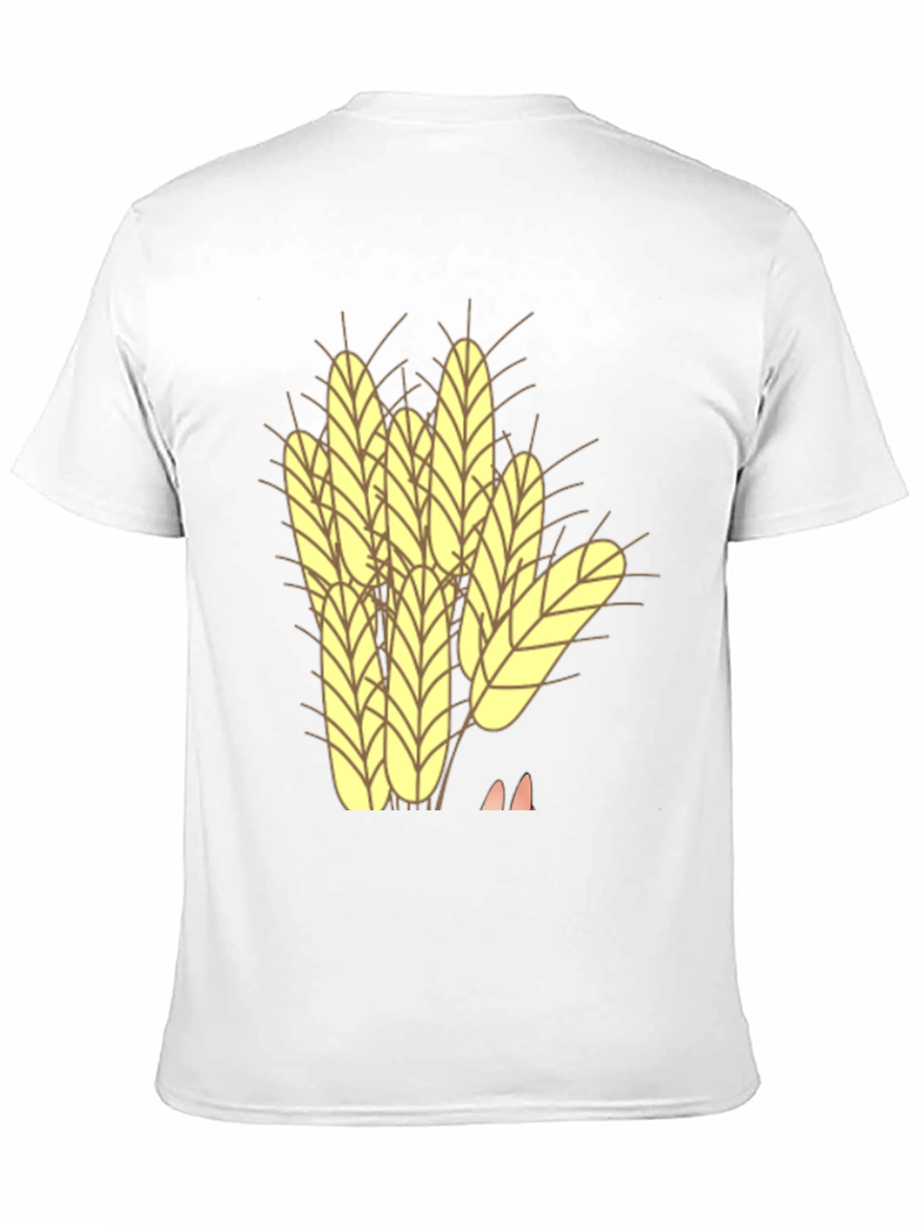 Wheat Graphic Black Tee