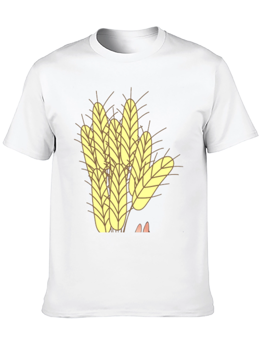 Wheat Graphic Black Tee