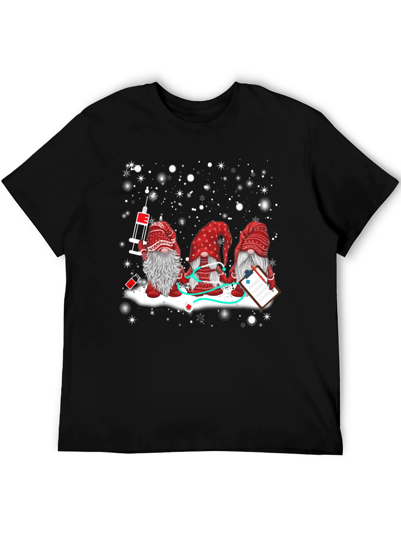 Nurse Gnome T-Shirt - Holiday Medical Apparel