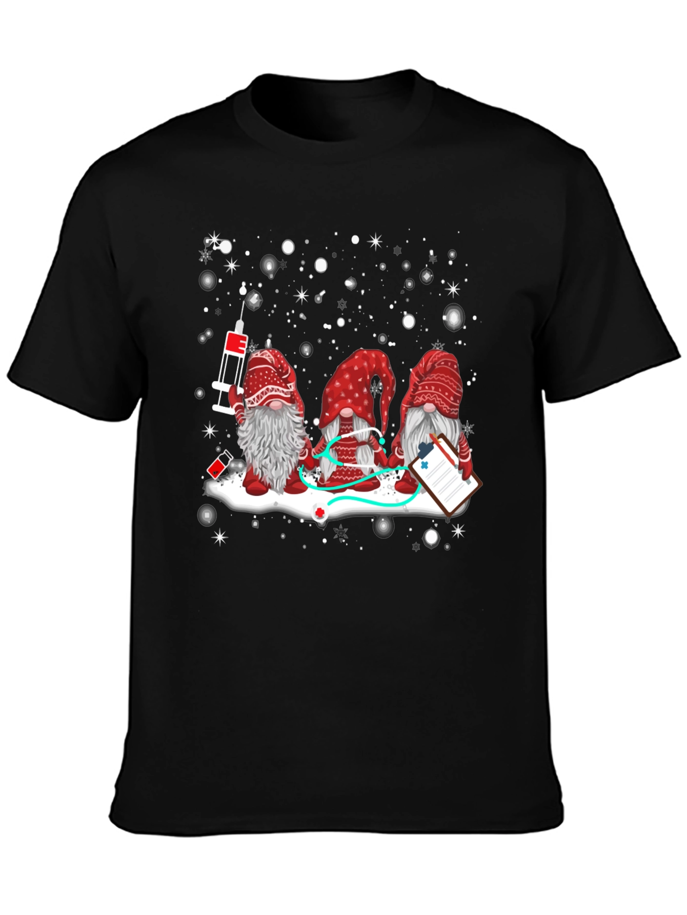 Nurse Gnome T-Shirt - Holiday Medical Apparel