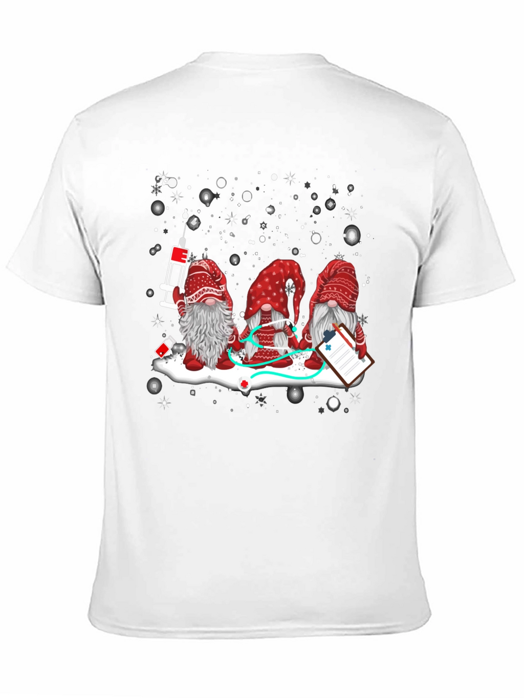 Nurse Gnome T-Shirt - Holiday Medical Apparel