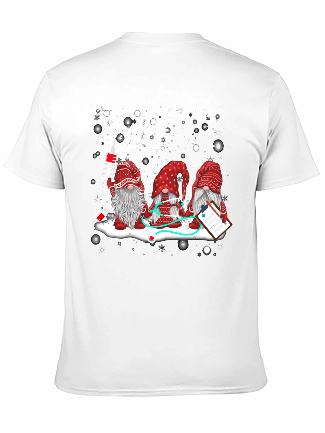 Nurse Gnome T-Shirt - Holiday Medical Apparel