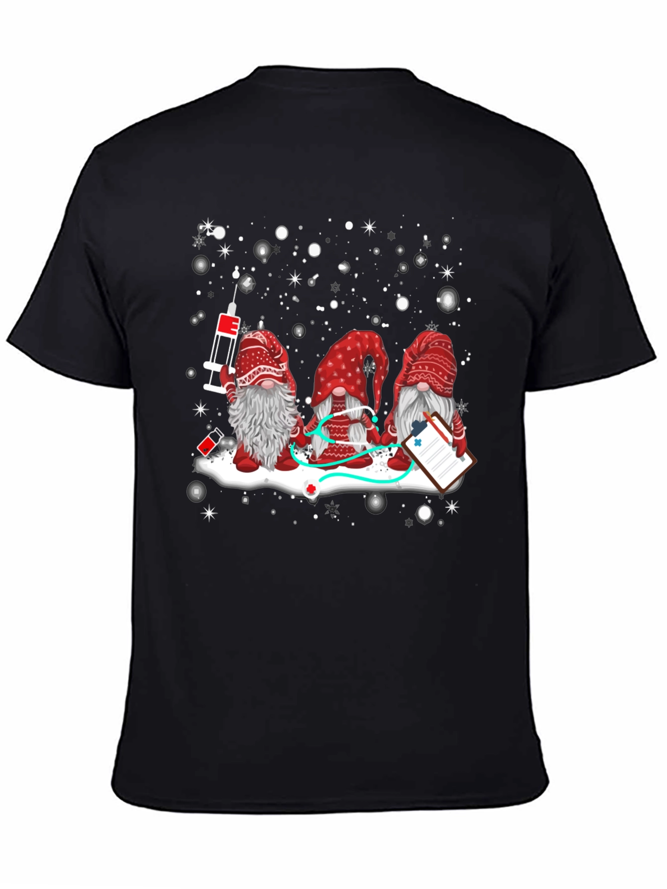 Nurse Gnome T-Shirt - Holiday Medical Apparel