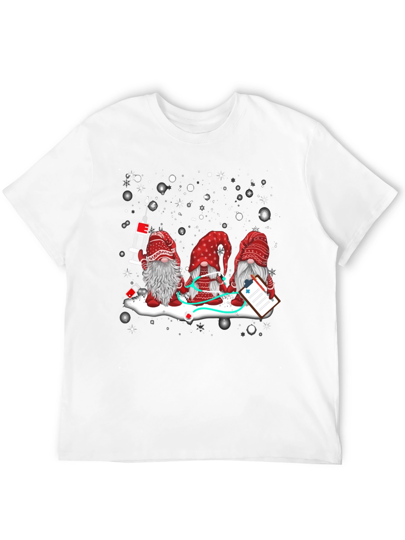 Nurse Gnome T-Shirt - Holiday Medical Apparel