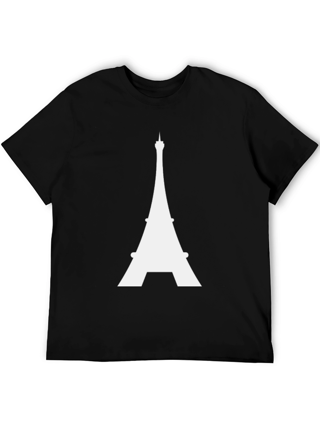 Eiffel Tower Graphic Tee - Classic Parisian Style