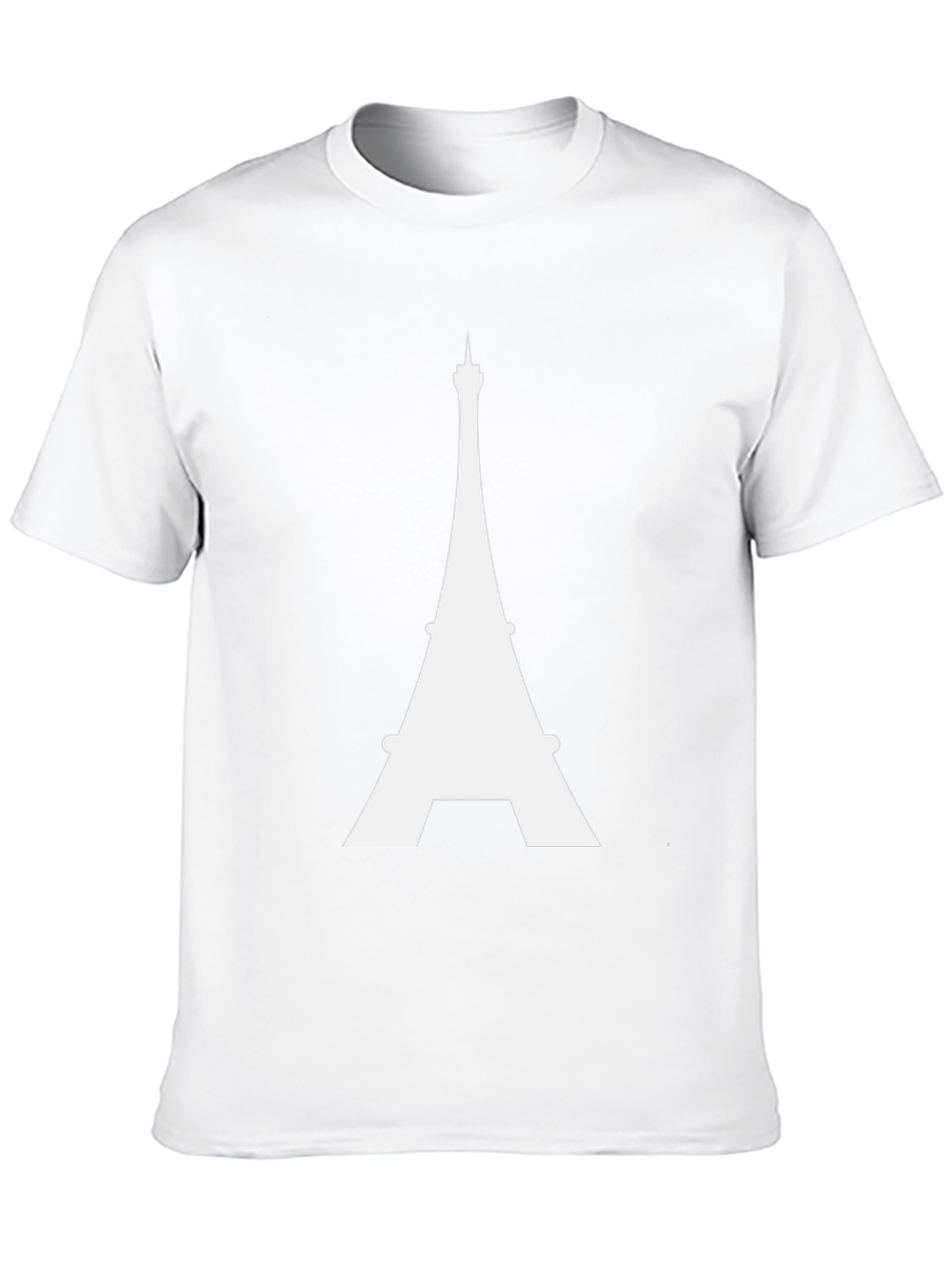 Eiffel Tower Graphic Tee - Classic Parisian Style