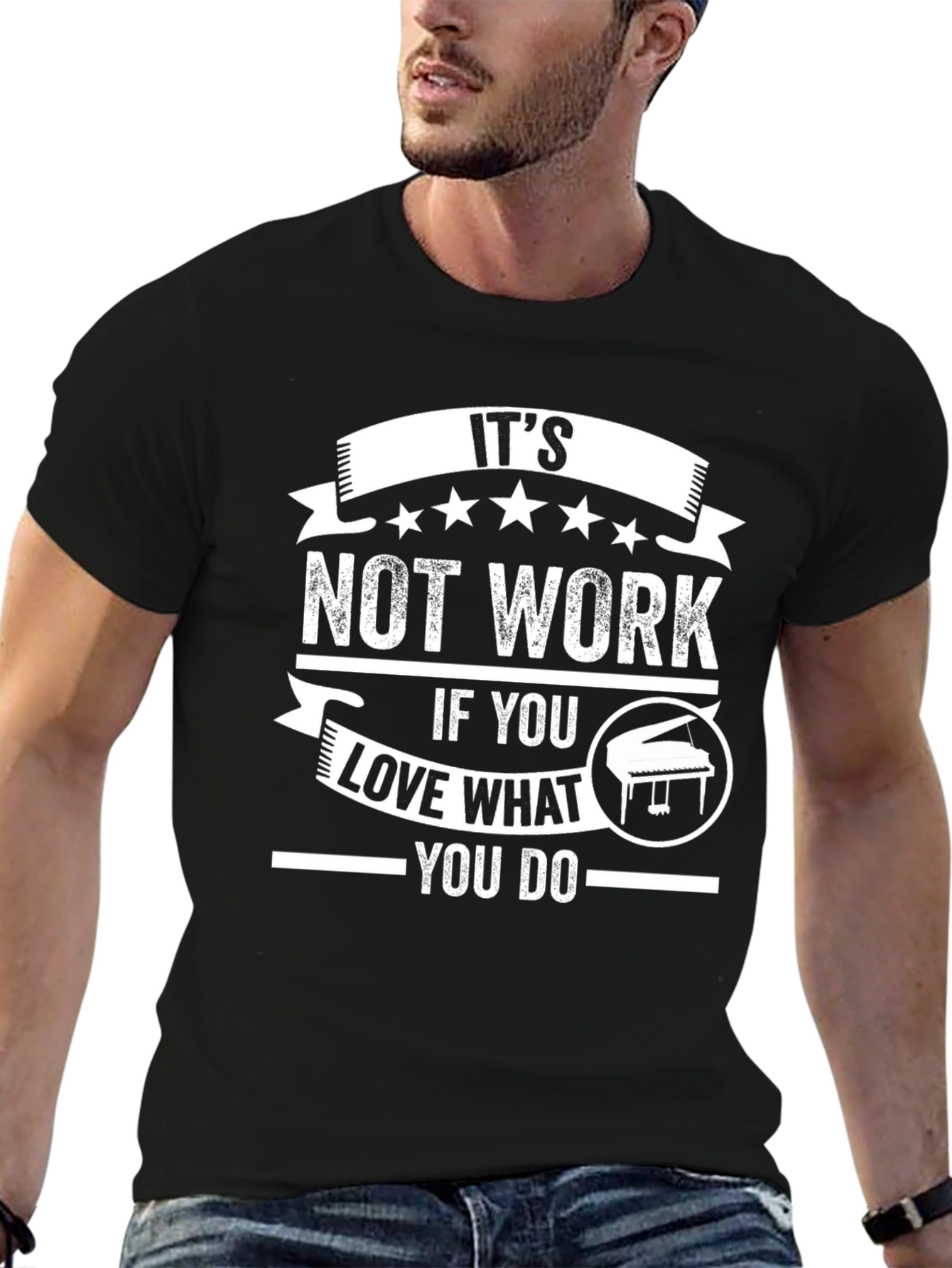 Its Not Work Piano Lover Graphic Tee