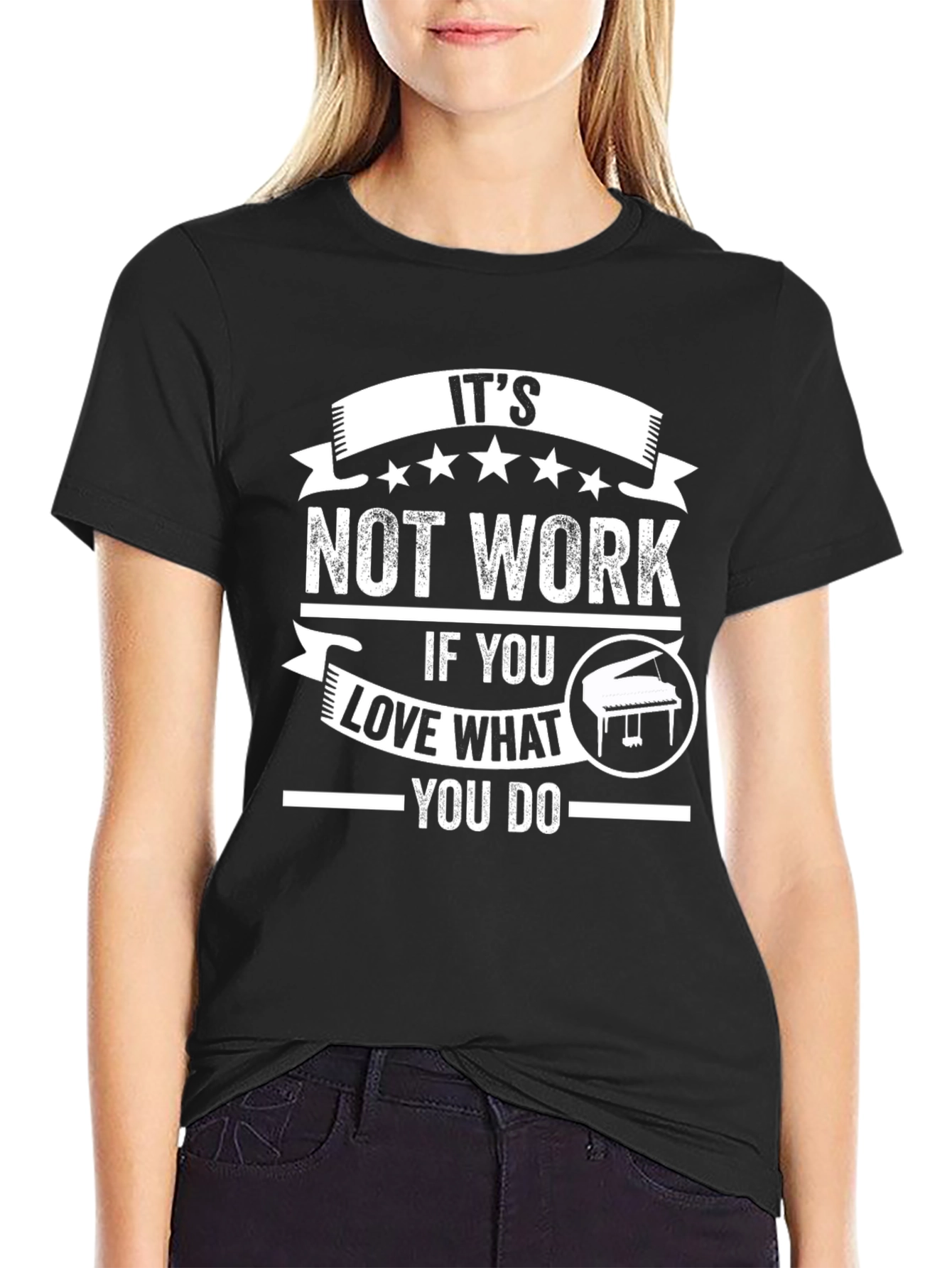 Its Not Work Piano Lover Graphic Tee
