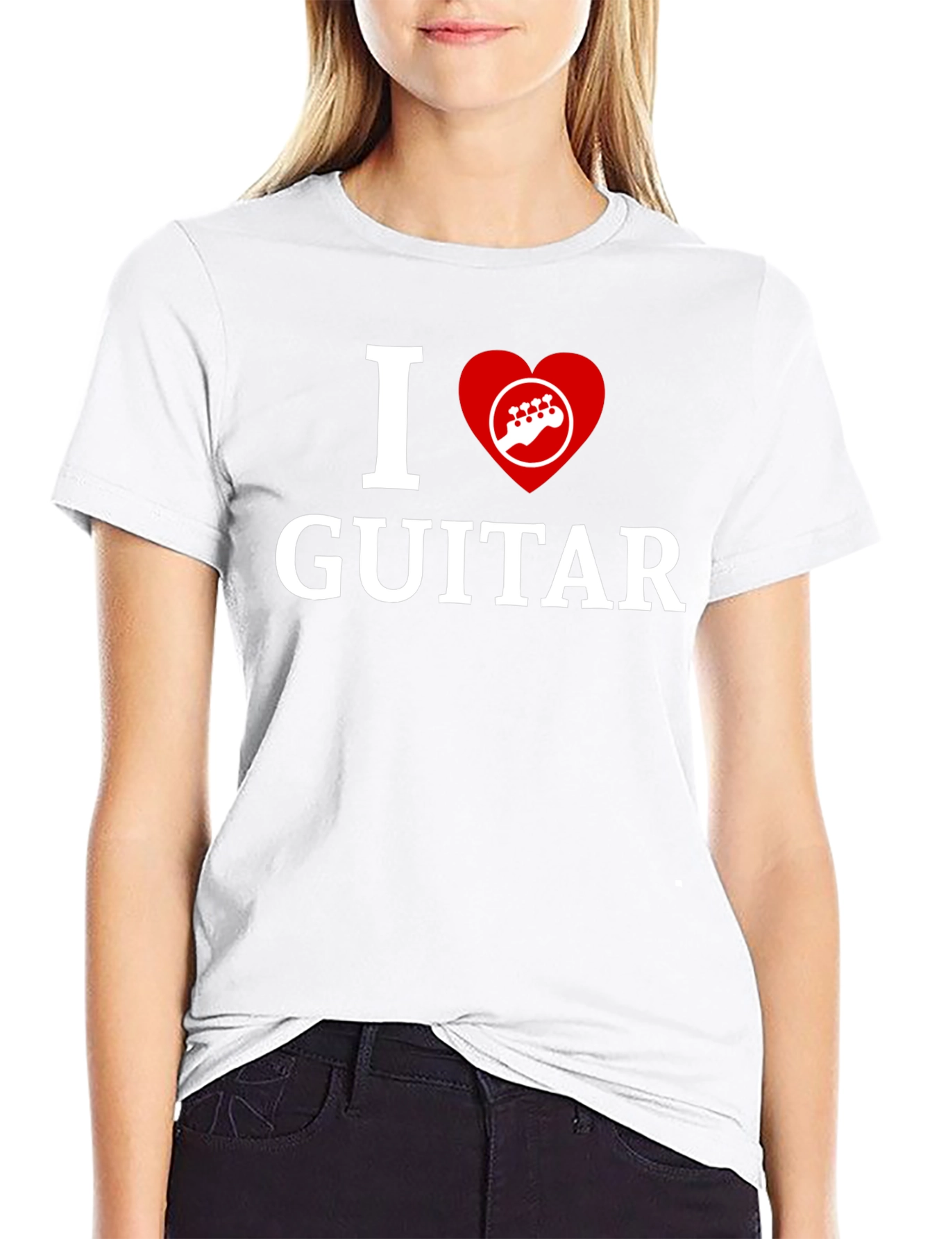 I Heart Guitar T-Shirt - Music Lover Tee