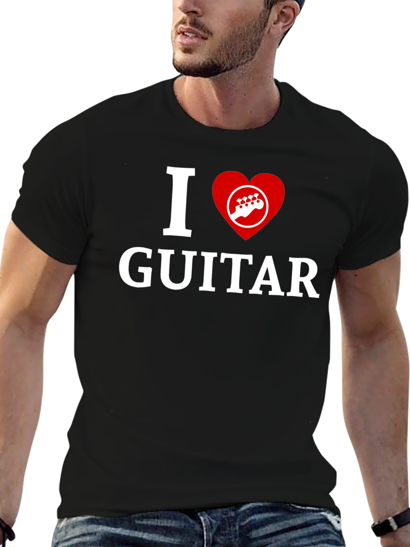 I Heart Guitar T-Shirt - Music Lover Tee