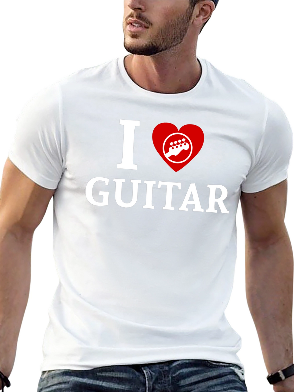I Heart Guitar T-Shirt - Music Lover Tee