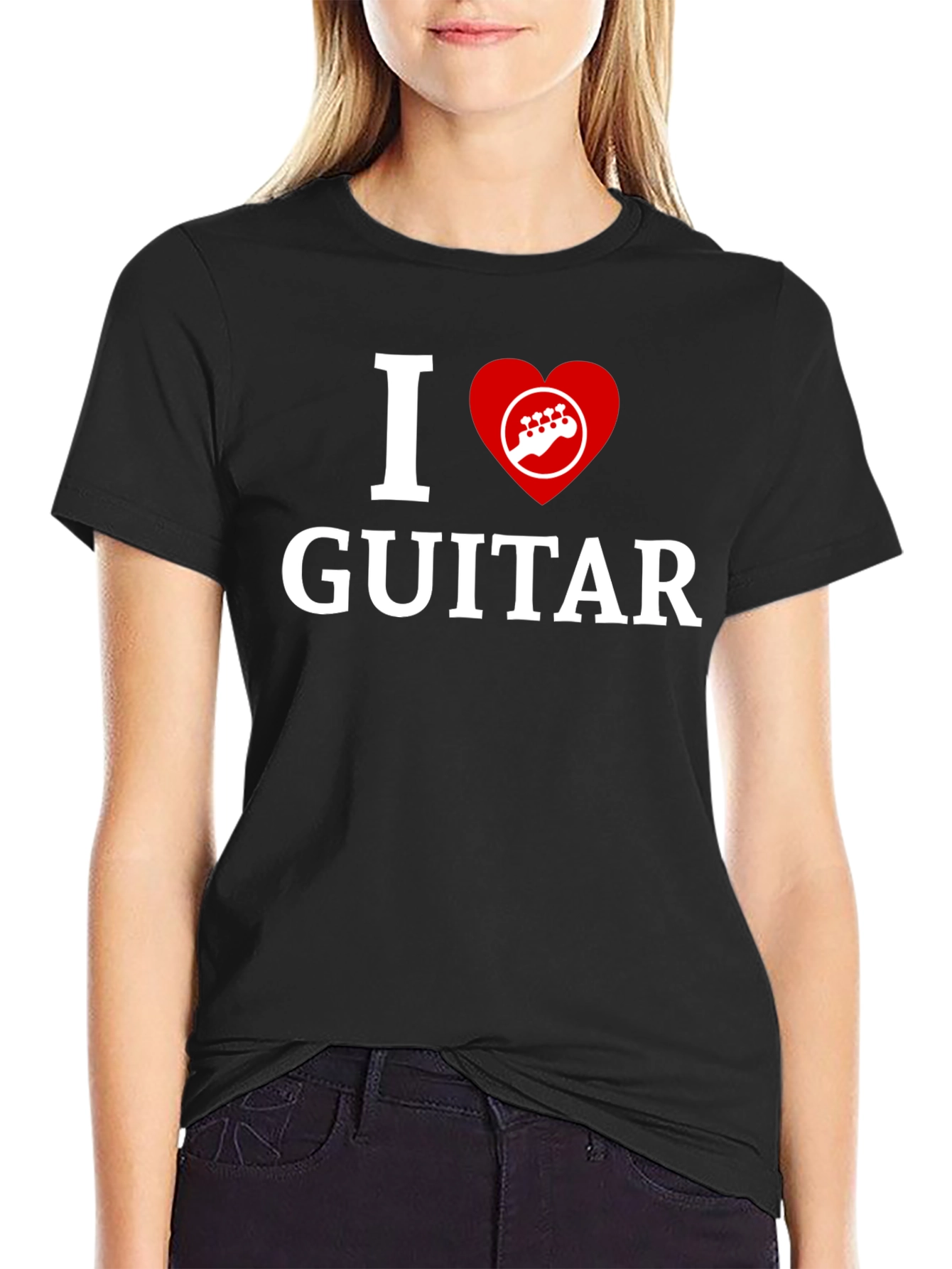 I Heart Guitar T-Shirt - Music Lover Tee