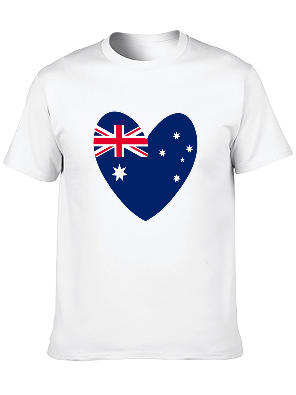 Australian Flag Heart T-Shirt