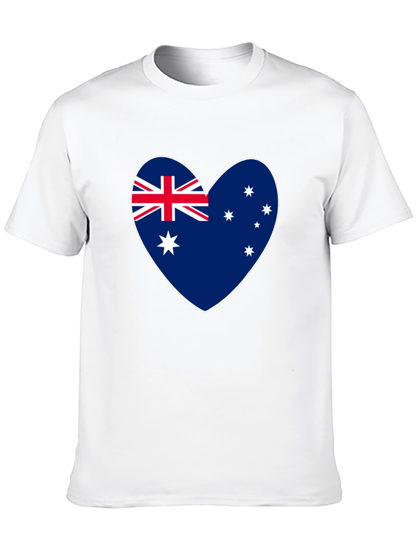 Australian Flag Heart T-Shirt