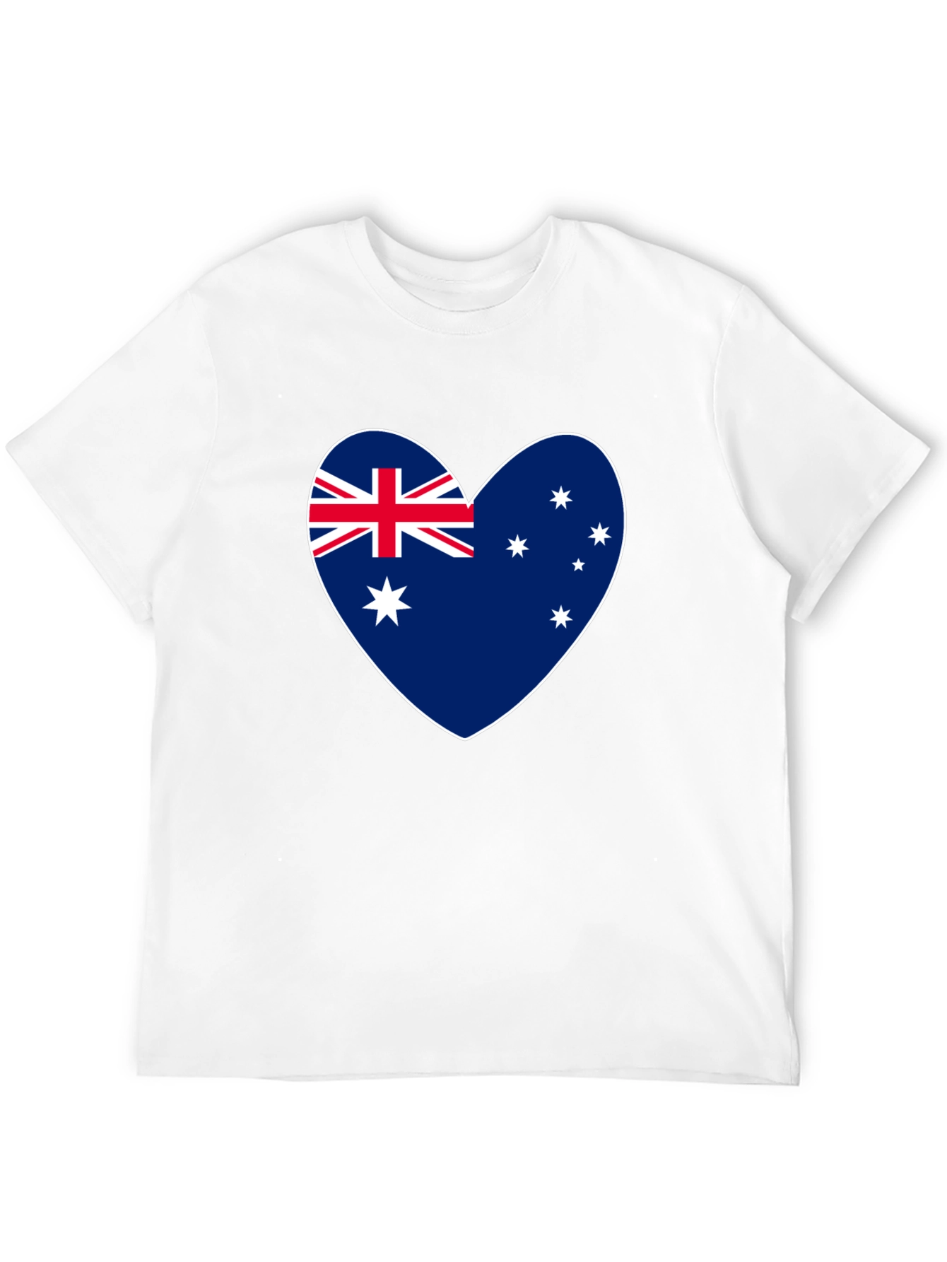 Australian Flag Heart T-Shirt
