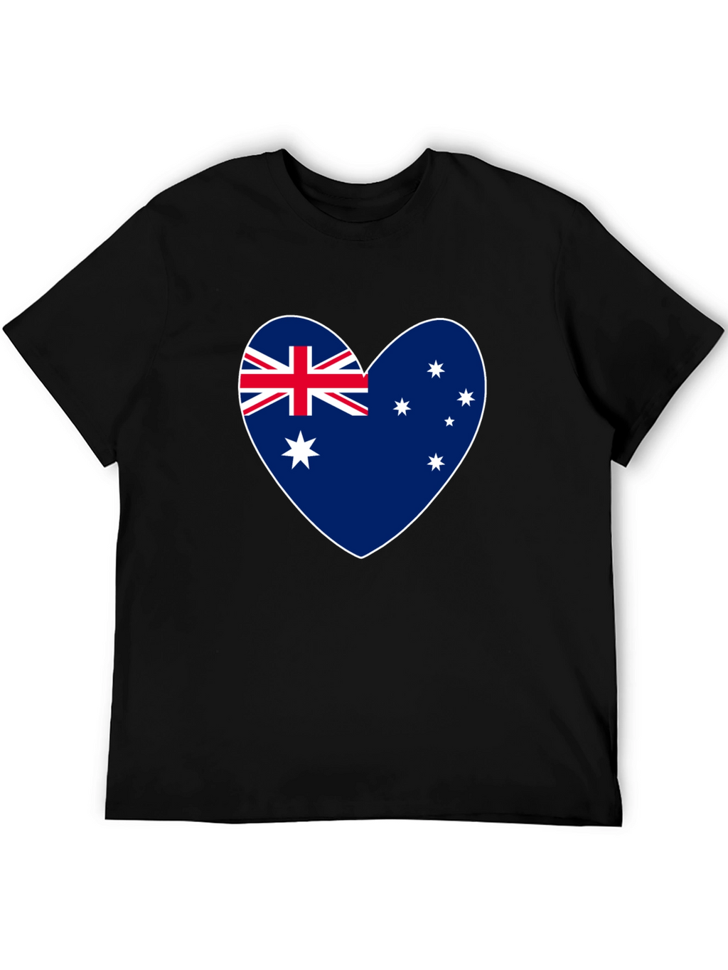 Australian Flag Heart T-Shirt