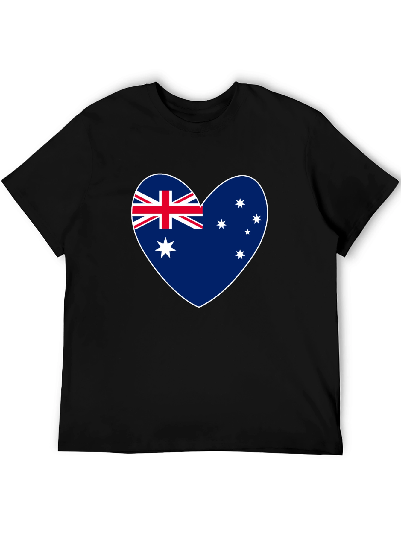 Australian Flag Heart T-Shirt