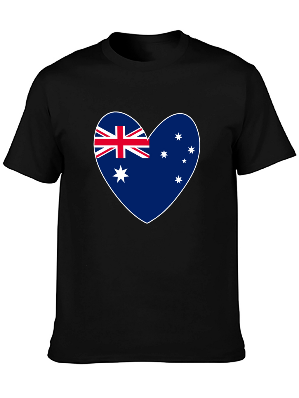 Australian Flag Heart T-Shirt