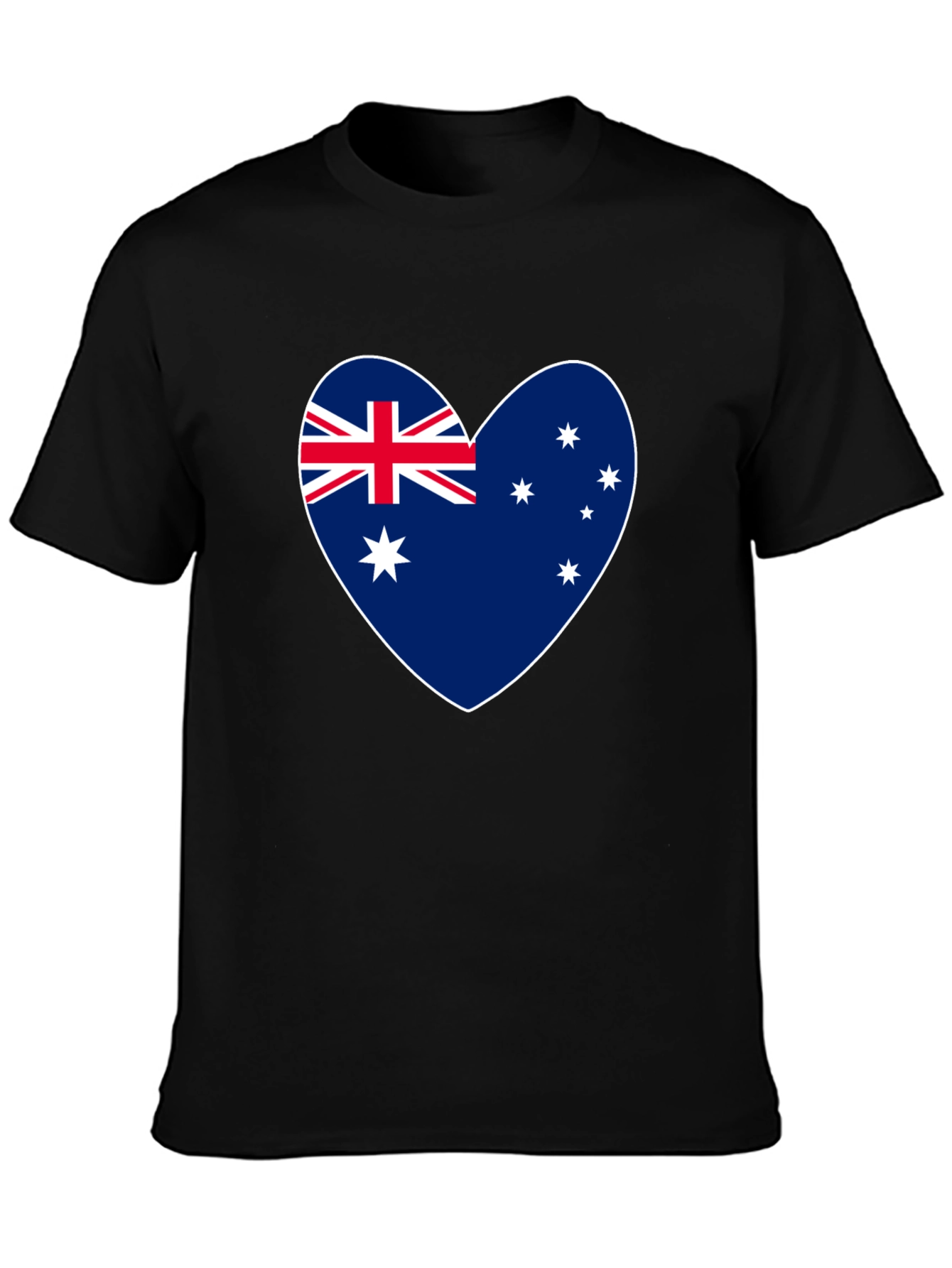 Australian Flag Heart T-Shirt