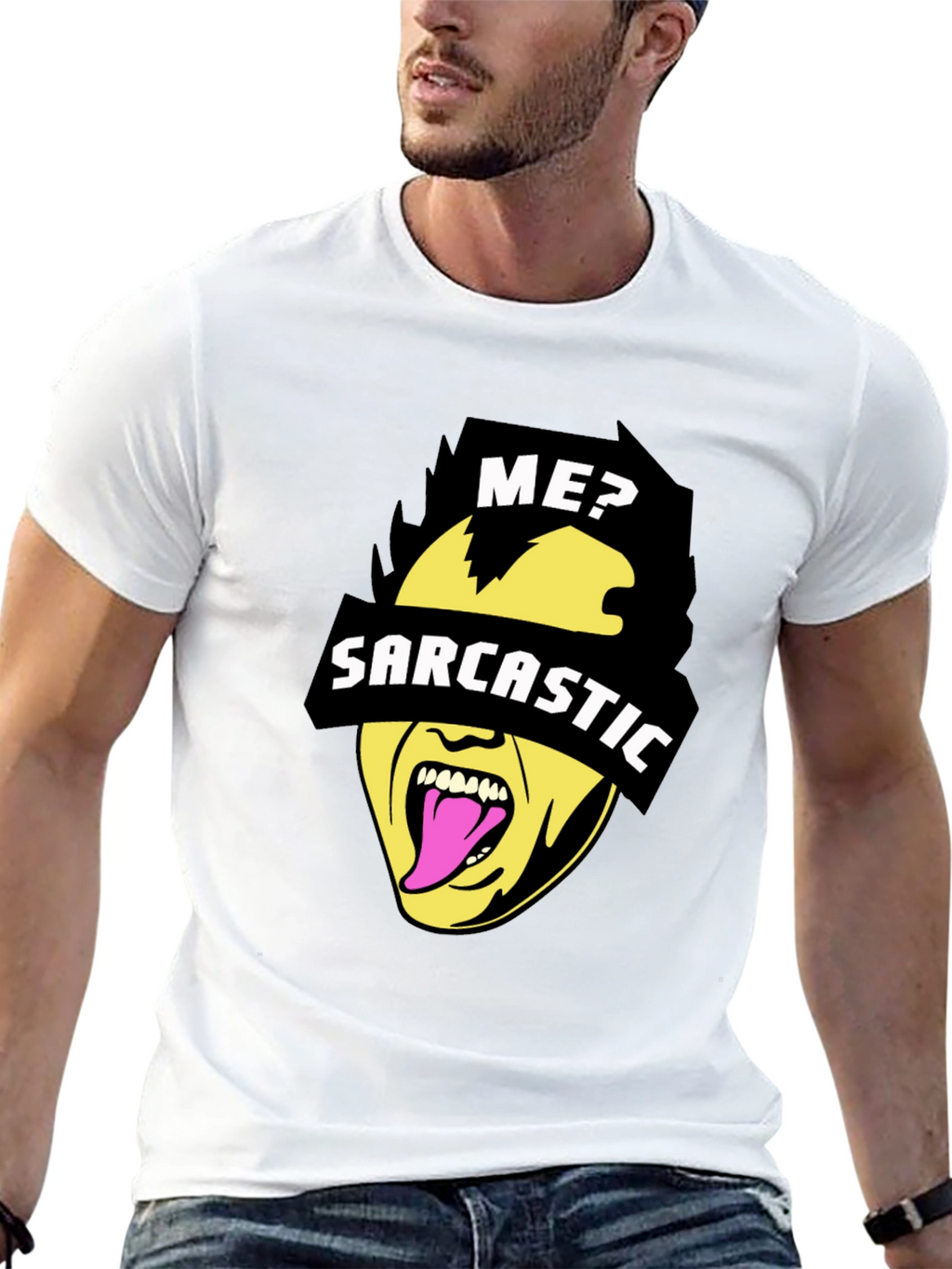 Sarcastic Graphic Tee - Black Novelty Humor T-Shirt