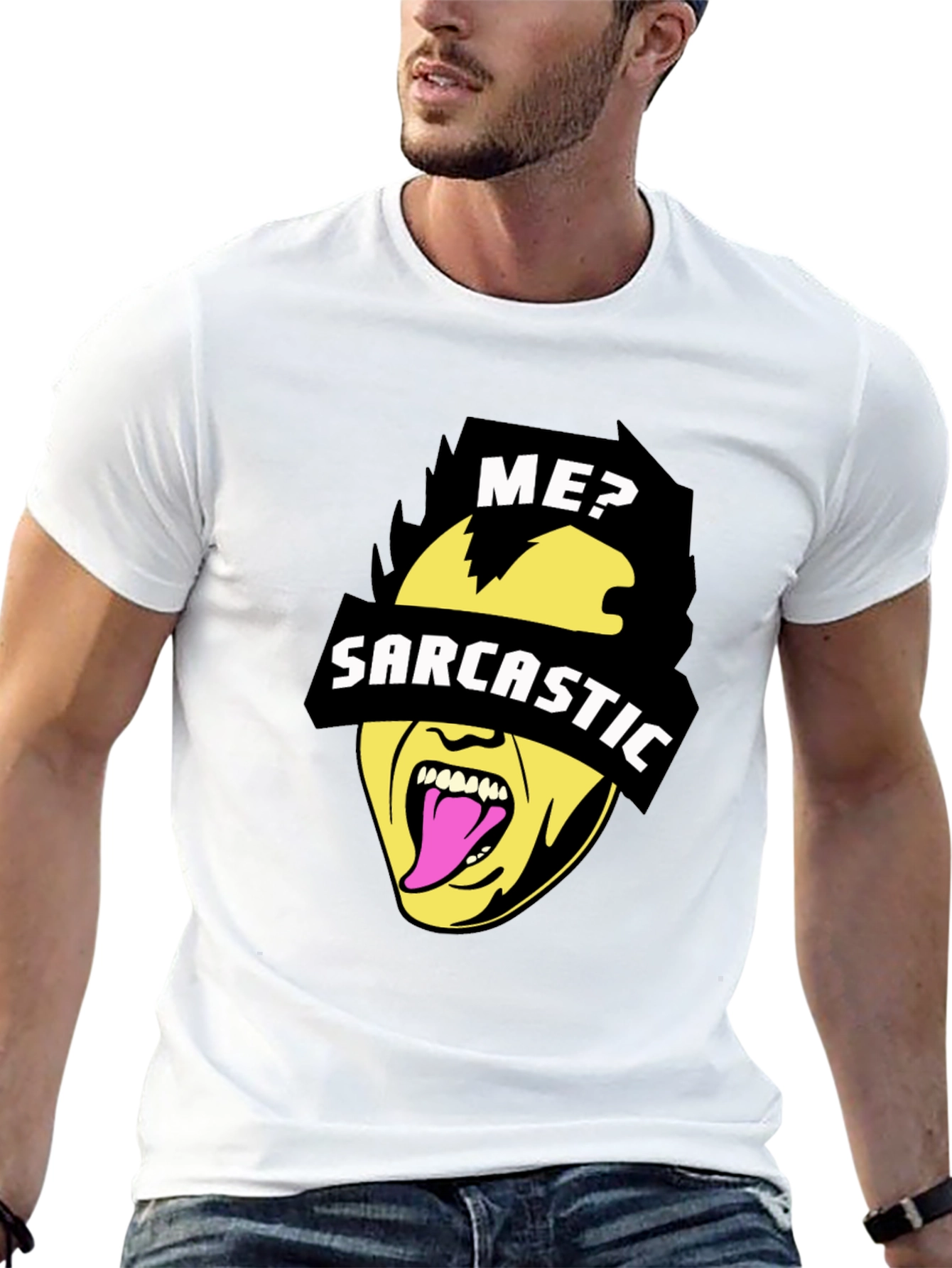 Sarcastic Graphic Tee - Black Novelty Humor T-Shirt