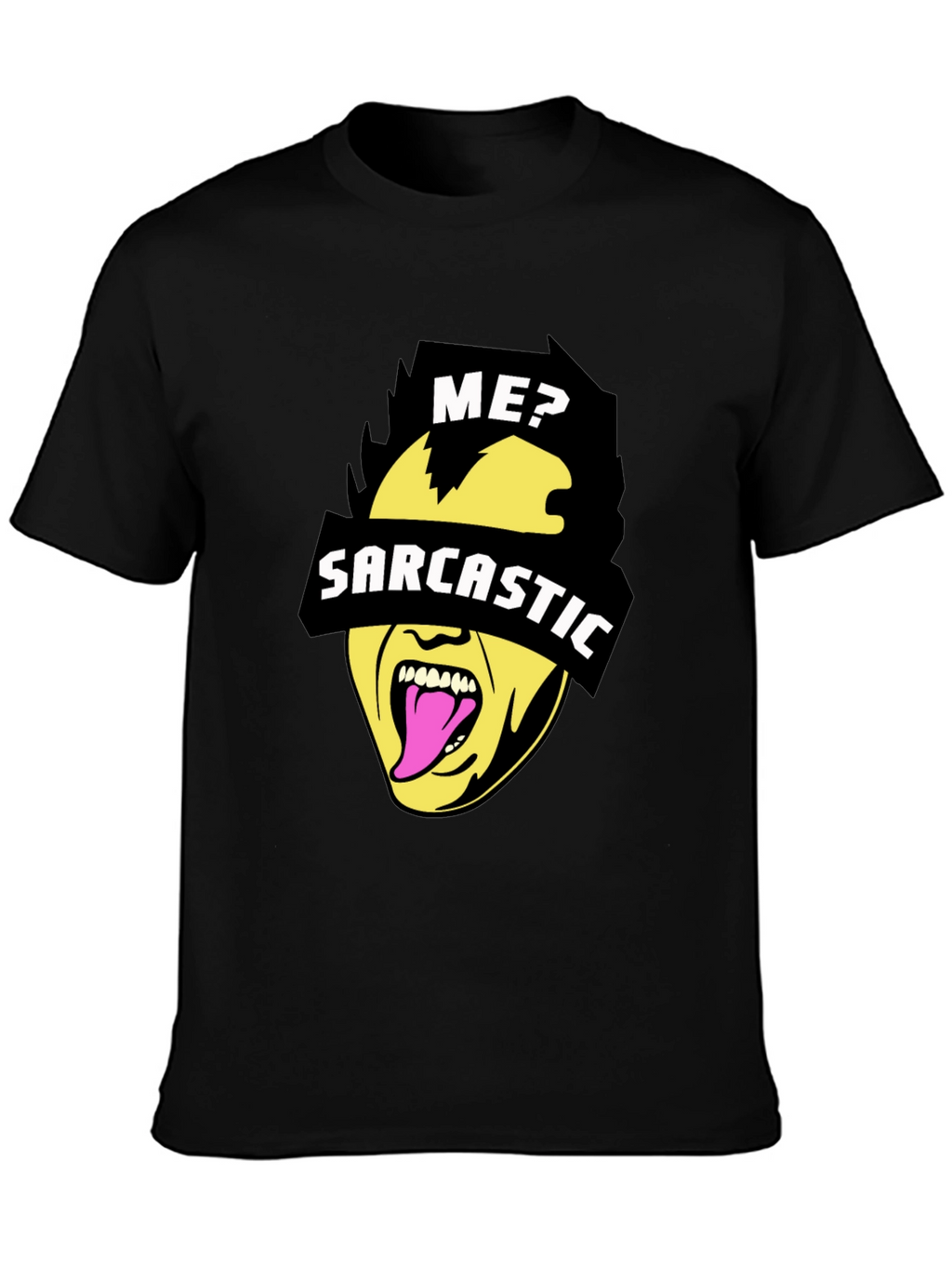 Sarcastic Graphic Tee - Black Novelty Humor T-Shirt