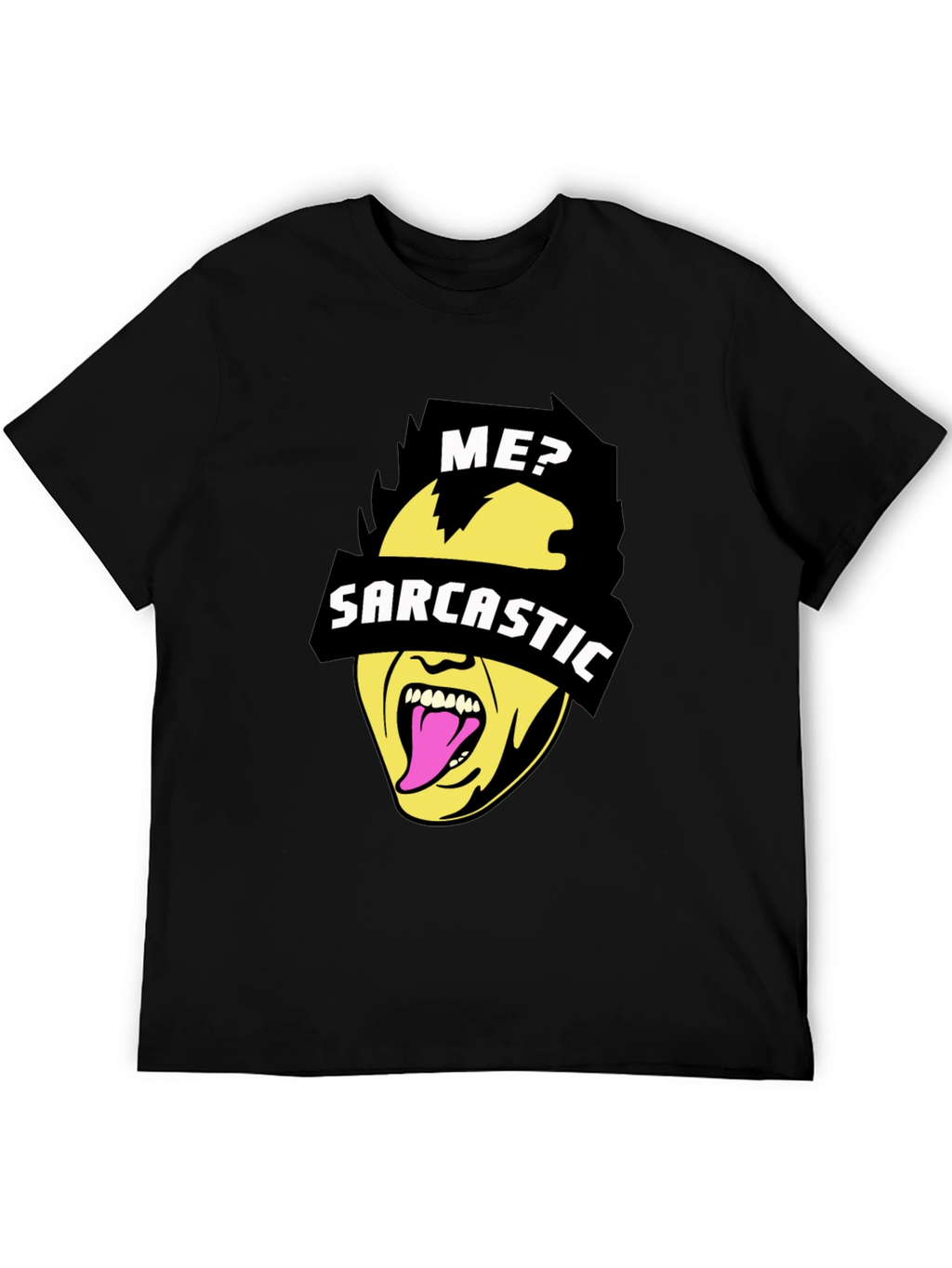 Sarcastic Graphic Tee - Black Novelty Humor T-Shirt