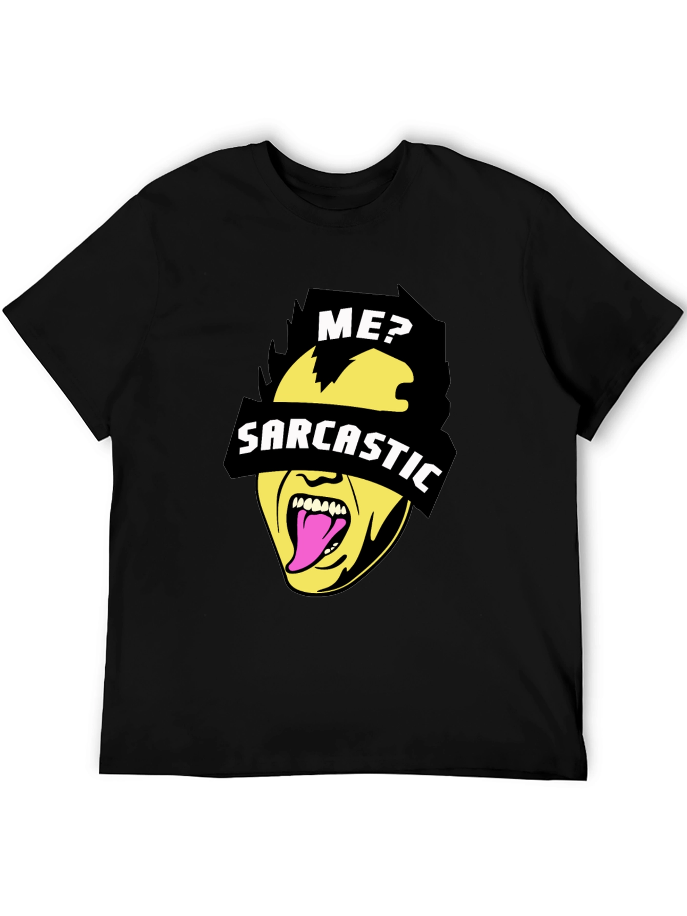 Sarcastic Graphic Tee - Black Novelty Humor T-Shirt