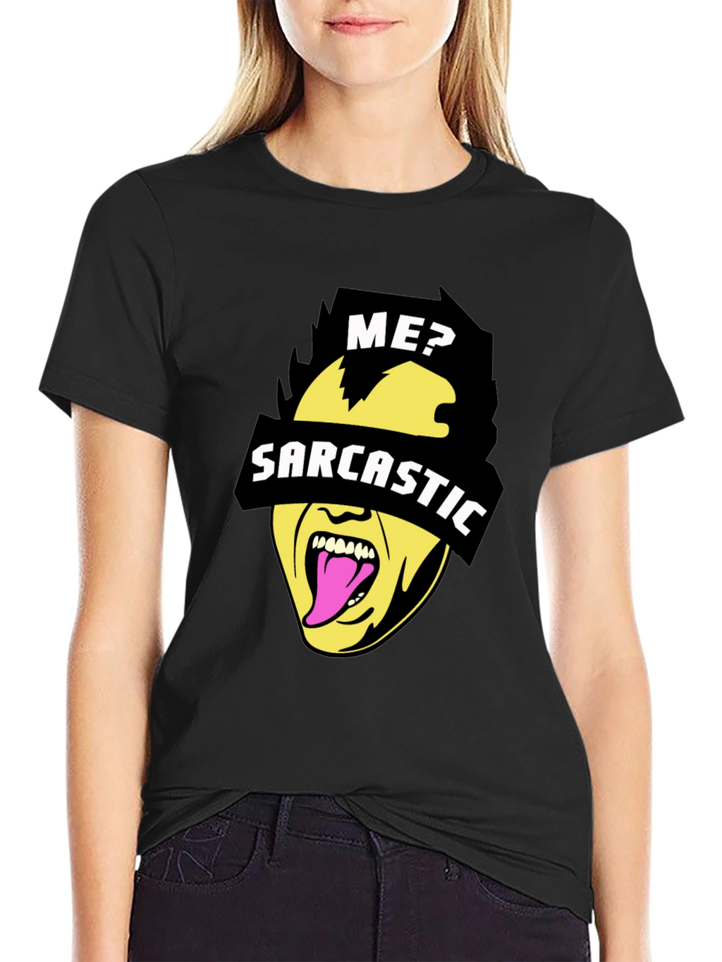 Sarcastic Graphic Tee - Black Novelty Humor T-Shirt