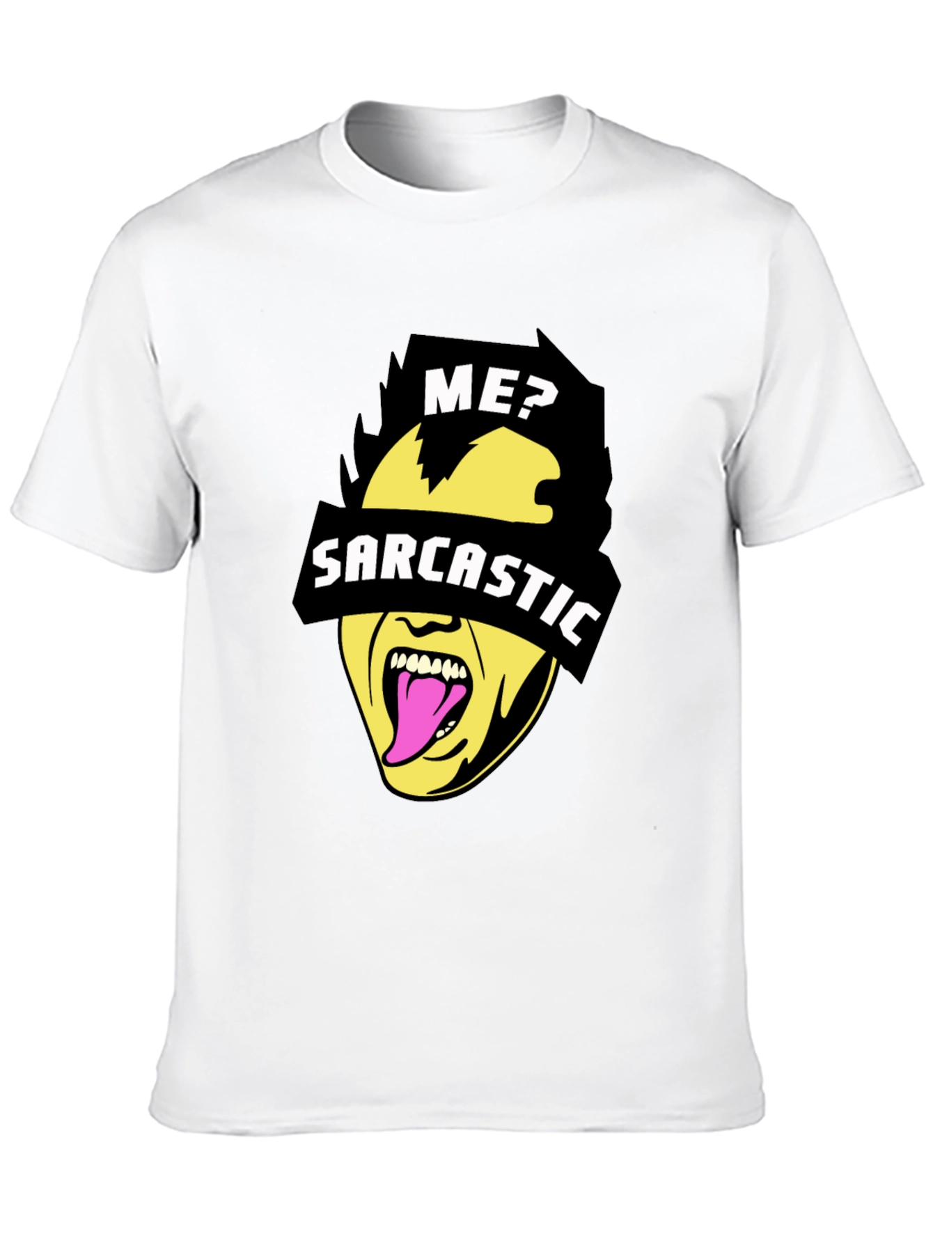 Sarcastic Graphic Tee - Black Novelty Humor T-Shirt