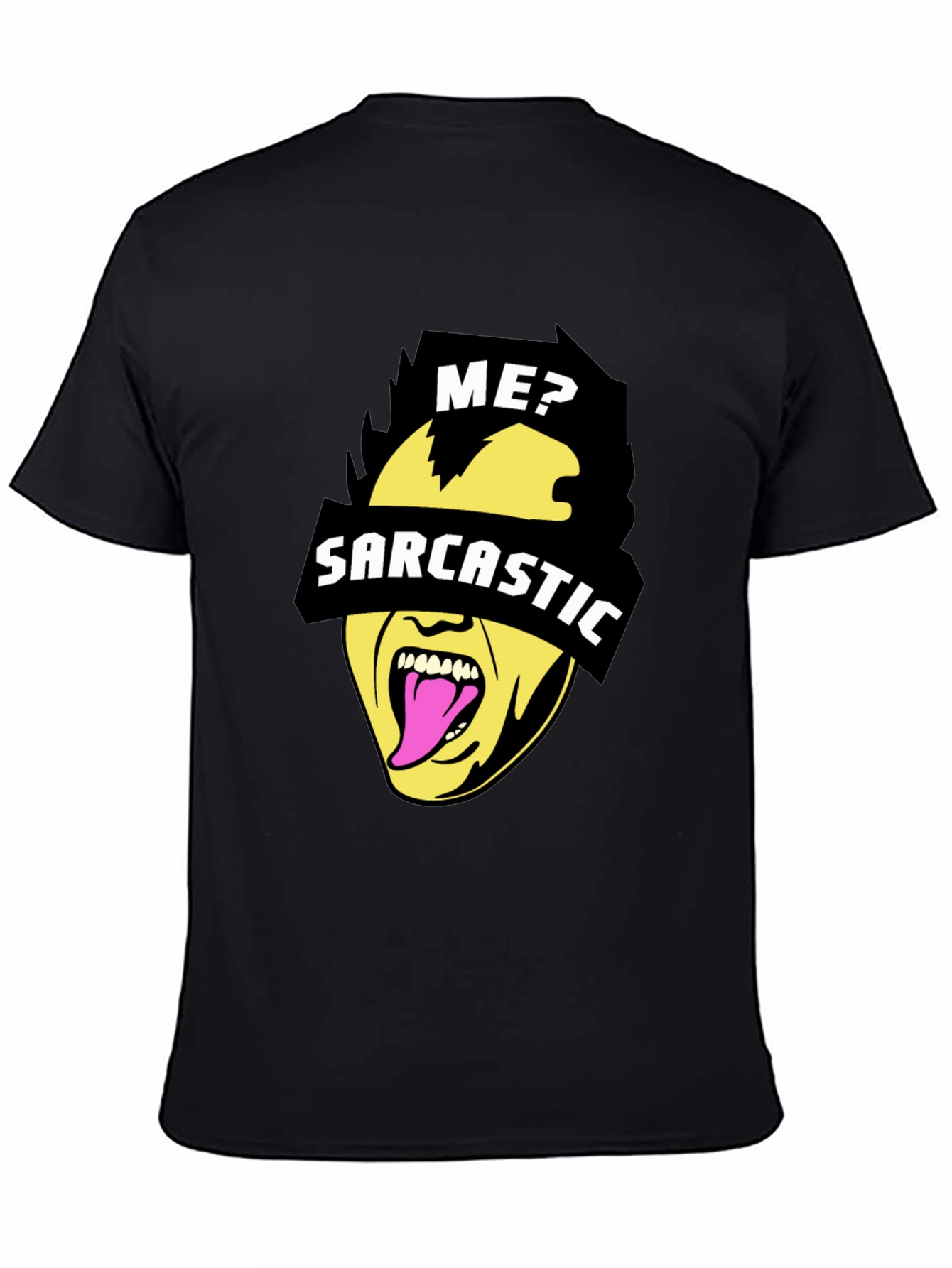 Sarcastic Graphic Tee - Black Novelty Humor T-Shirt