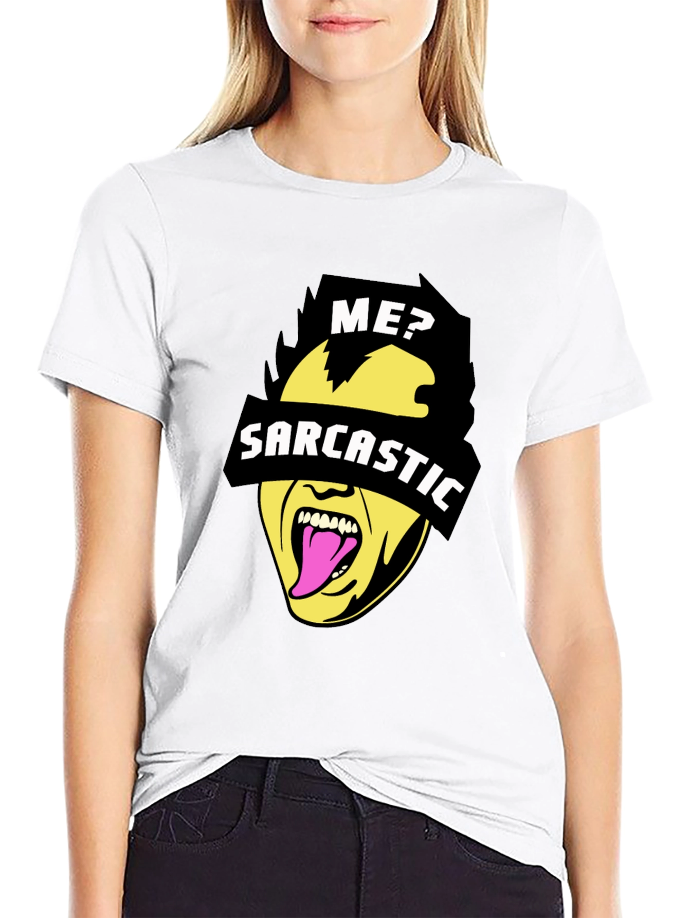 Sarcastic Graphic Tee - Black Novelty Humor T-Shirt