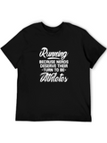 Running Nerds Athlete Black T-Shirt